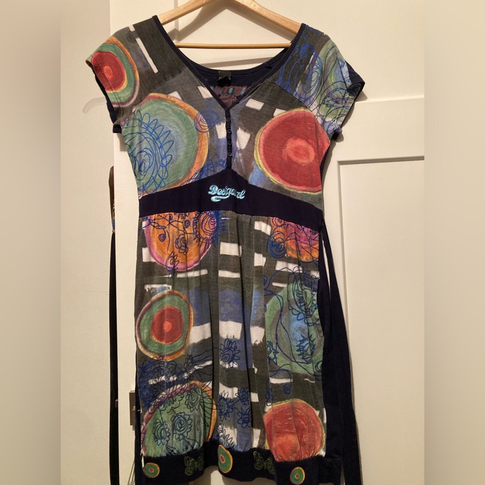 DESIGUAL DRESS 
SZ. M 100% Cotton